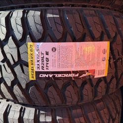 35 1250 20 Forceland RT Tires Set 