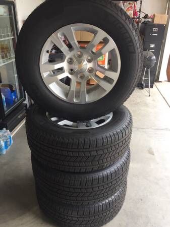 Brand New Factory Chevy Gmc 18 Inch Wheels And Tires With A