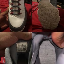 Aj9 fire red size 9.5 nb/insoles