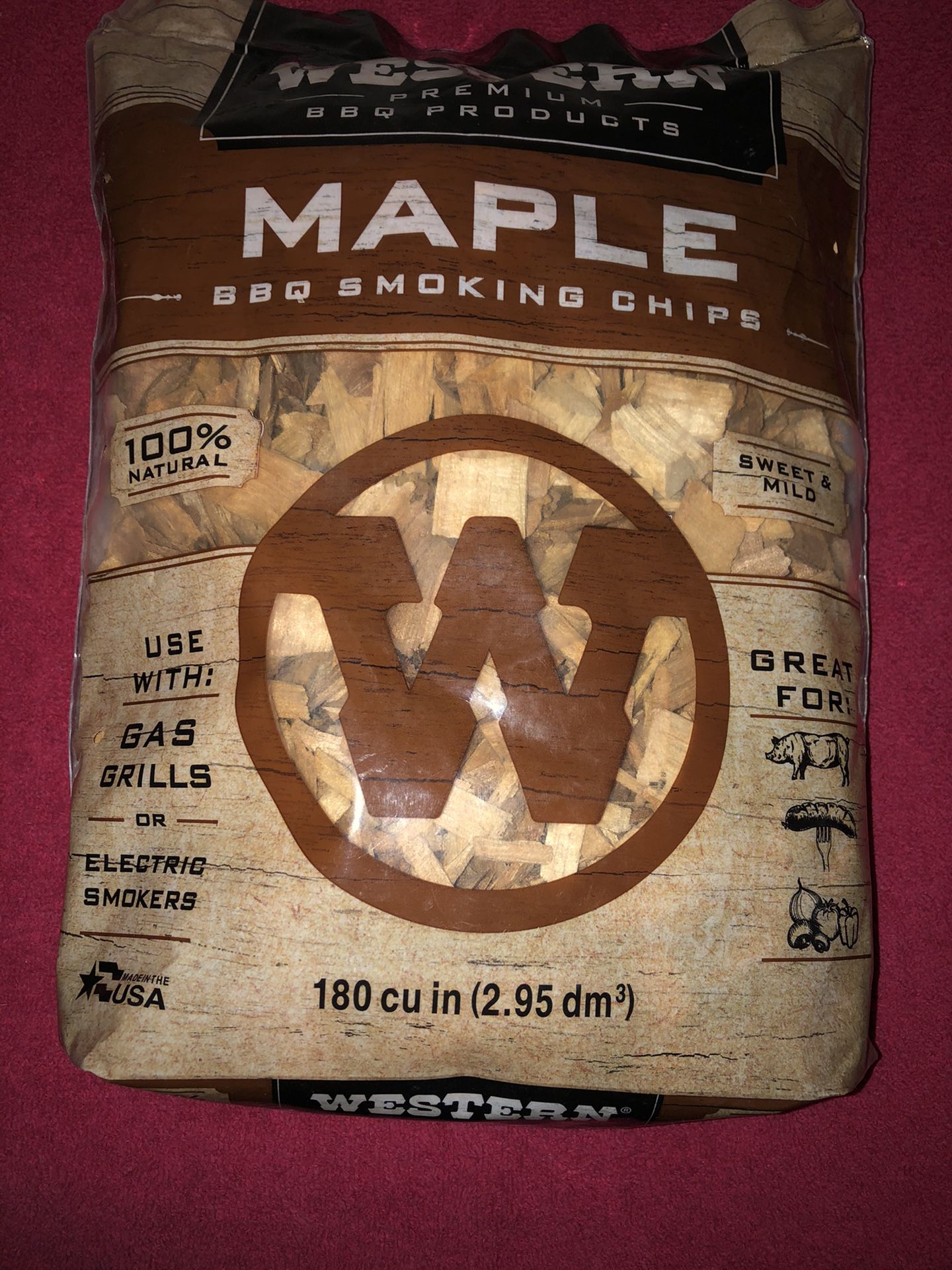 MAPLE SMOKING CHIPS FOR BBQ