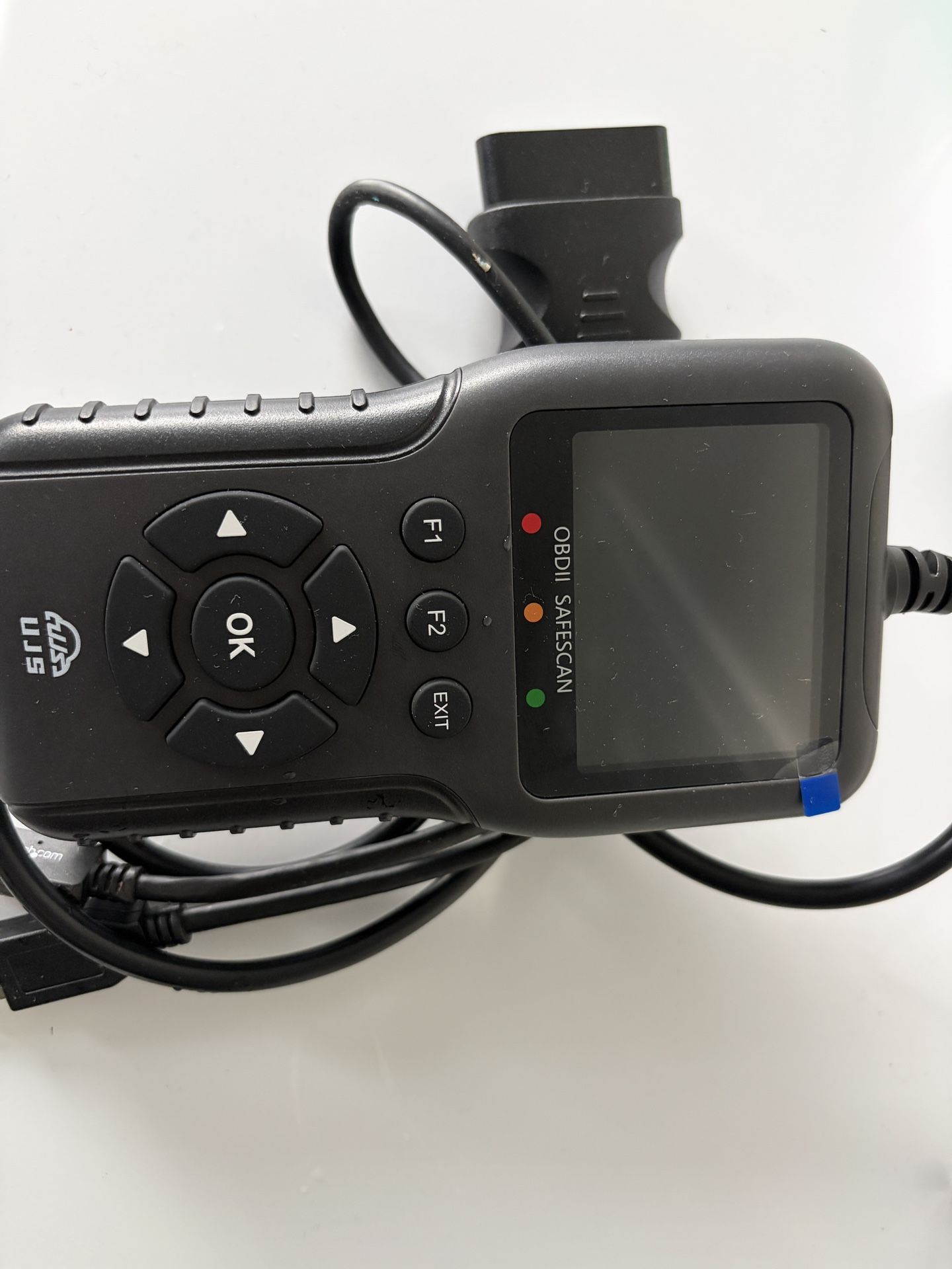 Enhanced Universal OBD2 Scanner, Check Engine Code Reader - 45000+ Fault Codes, Live Data, I/M Readiness, Battery Voltage Check, Read & Clear Error Co