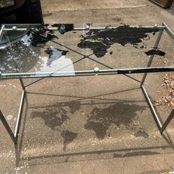 Glass Desk