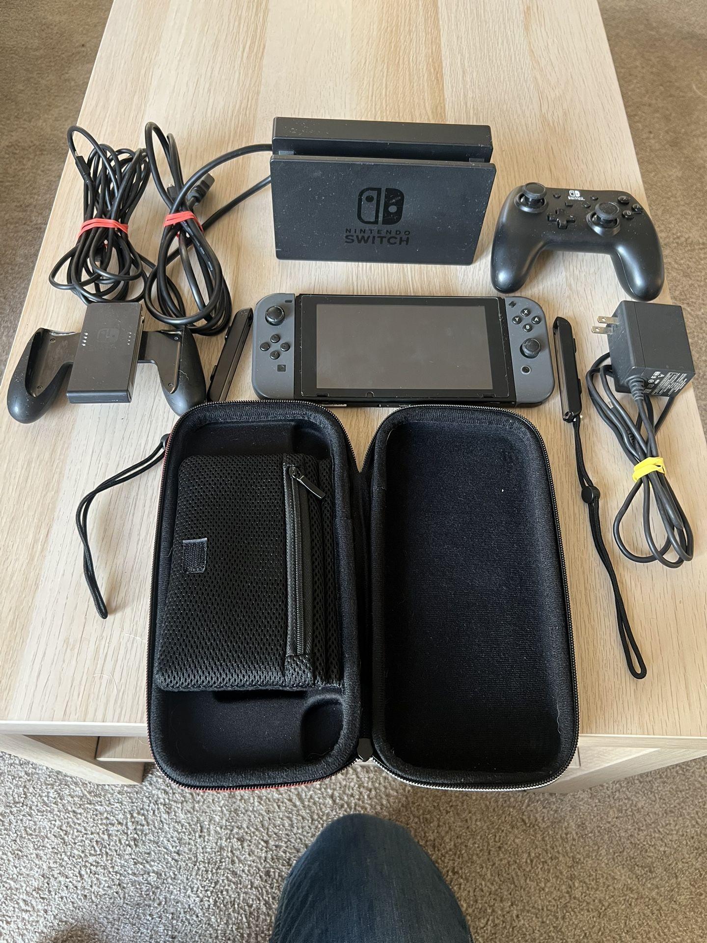 Nintendo Switch 1 FULL BUNDLE PERFECT CONDITION