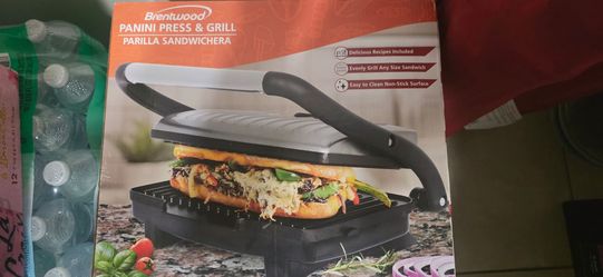 Panini press and grill