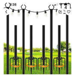 String Light Poles