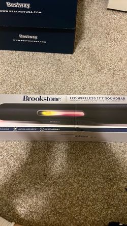 Brookstone LED Wireless 17.7" Soundbar