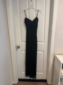 Black Chiffon Gown / Dress