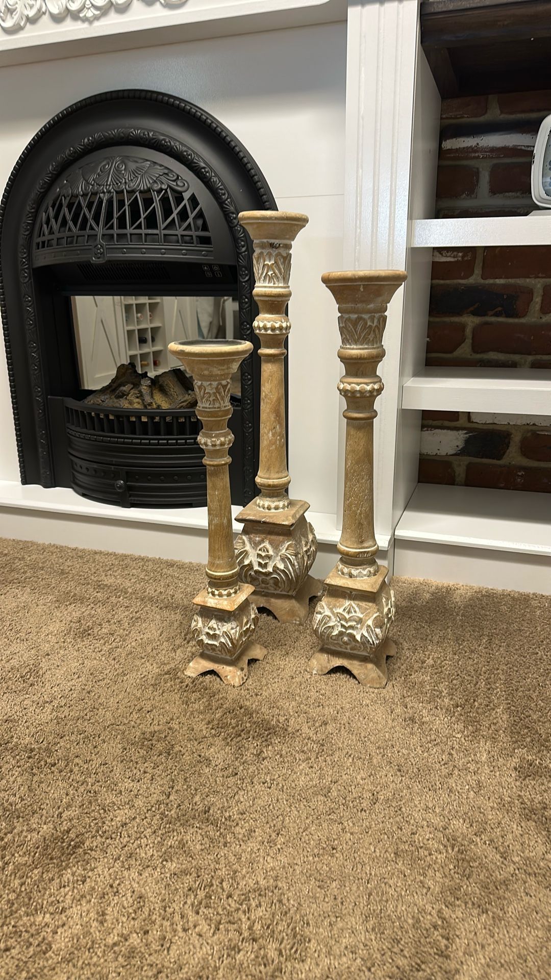 Candle Holders For Fireplace Decor 