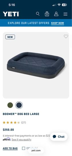 Yeti large dog bed