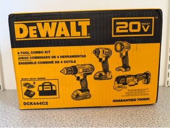 Dewalt 4-tool combo kit DCK444C2 new and sealed