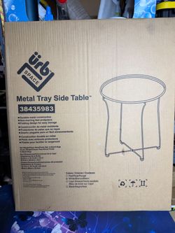 NIB - Urb Space - Metal Tray / Side Table