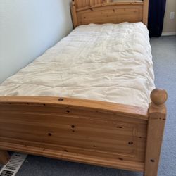 Twin Bed Bed Solid Wood