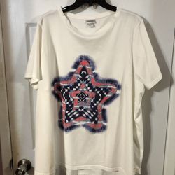 Women’s Size 26 / 28 Tunic Top With Short Sleeves .  Tshirt Material. Brand New Never Worn
