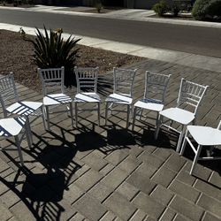 Kids Size White Chair $30 Each 