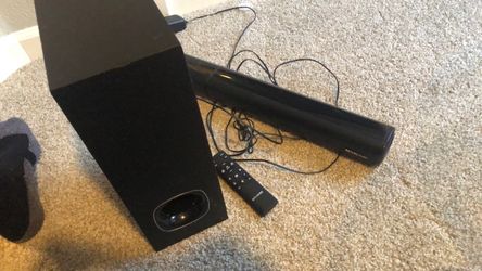 Nylavee Soundbar with Subwoofer and Remote