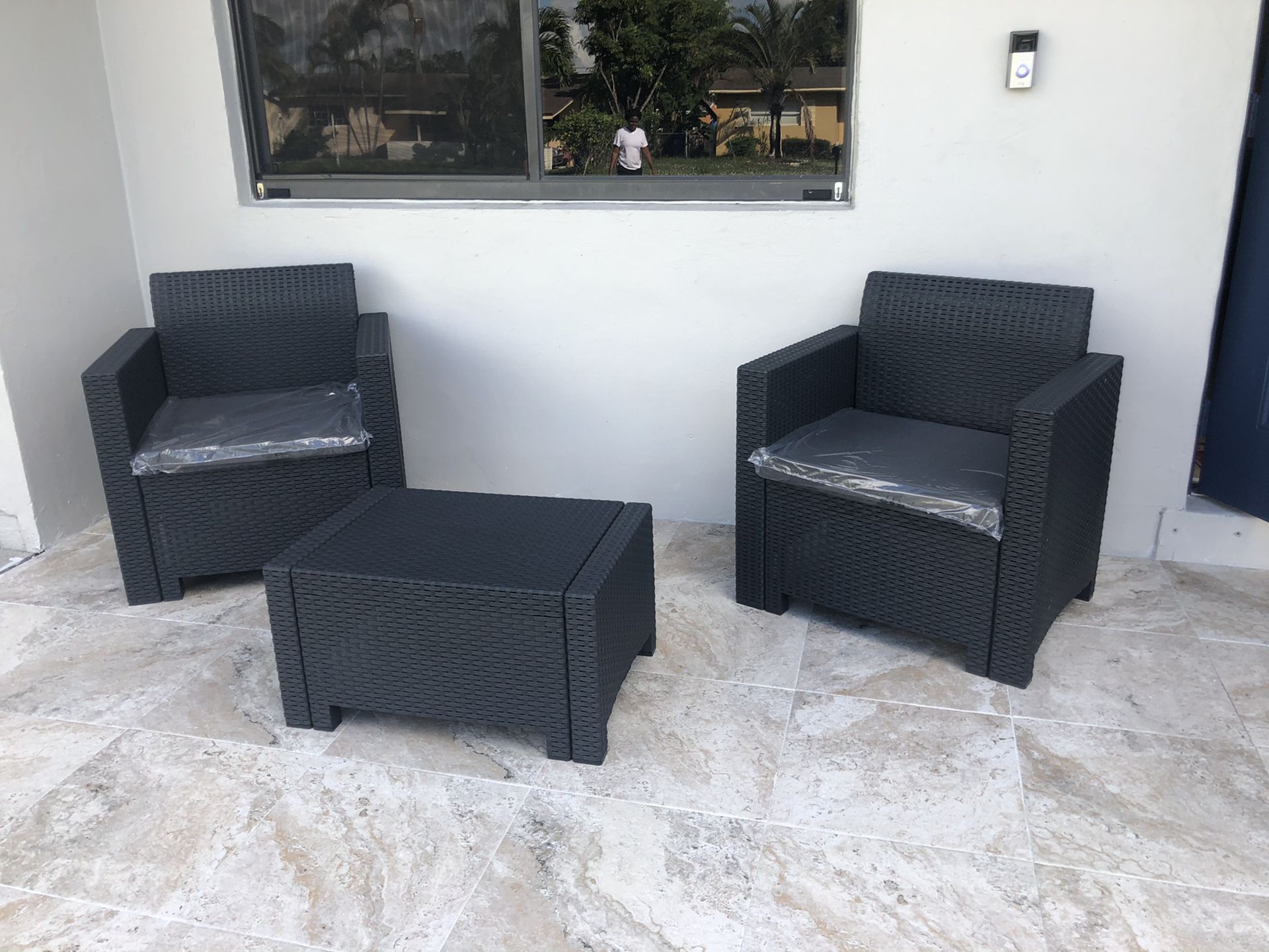 All resin without metals / Furniture / Patio furniture / outdoor furniture / Muebles de patio /patio set