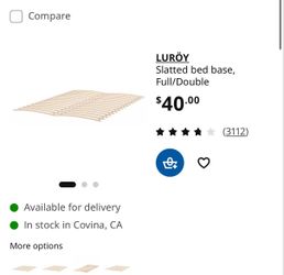 IKEA LURÖY Slatted Bed Base Full/Double