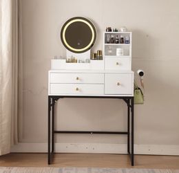Vanity Table With Light mirror