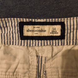 Girls Size 14 Abercrombie Kids Striped Shorts