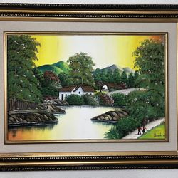 Leonel Obando Painting 