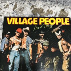 Village People Live and Sleazy 1979 Casablanca 2 LP Set