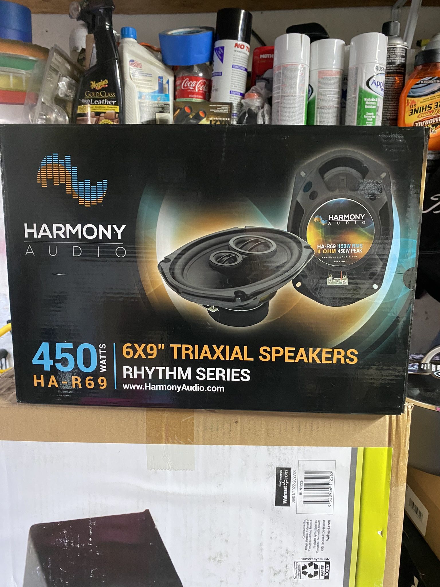 450 WATTS  6X9” TRIAXIAL SPEAKERS RHYTHM SERIES 