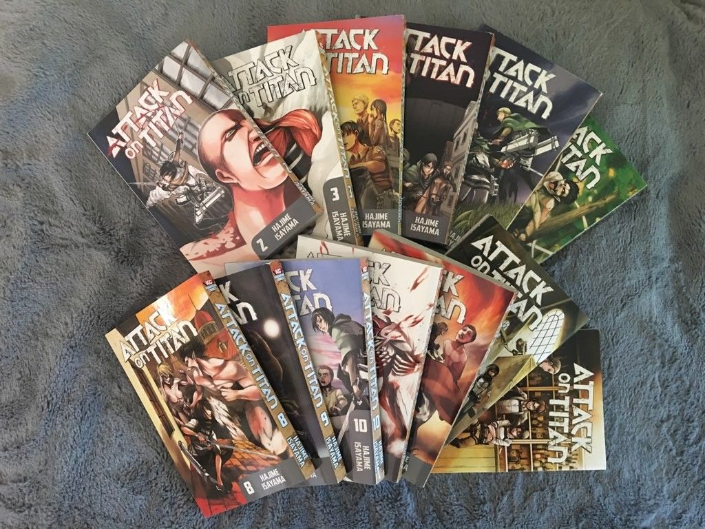 Attack On Titan Manga Volumes 2-14