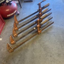 Jorgensen 4501 Heavy Duty clamps.  5”x24”.  10 Avaialable, or batch of 5. Great Condition