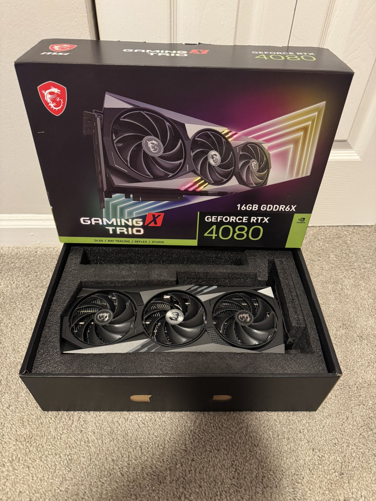MSI Gaming X Trio 4080 Graphics Card