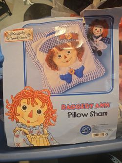 Raggedy Ann  pillow sham