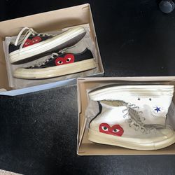CDG Converse Size 9