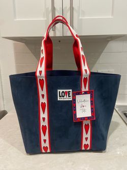 LOVE ❤️ BRIGHTON TOTE VELVETEEN LOVE ❤️