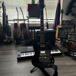 epiphone SG guitar black new