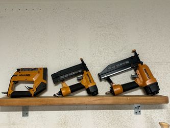 Pneumatic nailer/stapler set