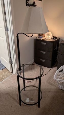 Lamp with table