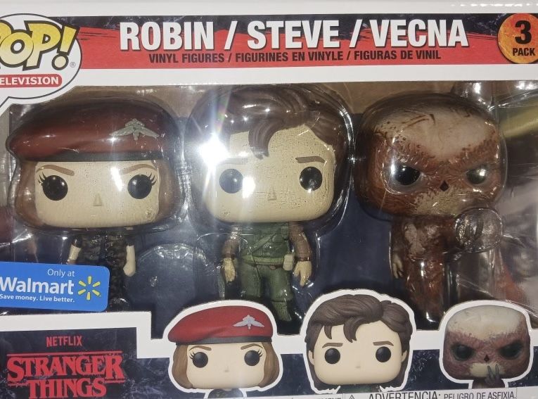 Stranger Things Robin Steve Vecna Funko Pops
