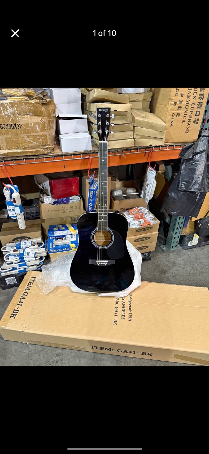 Gorgeous  ❤️ Acoustic Guitar Full Size 41 Inch Black