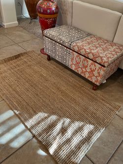 Rattan Jute Floor Mat