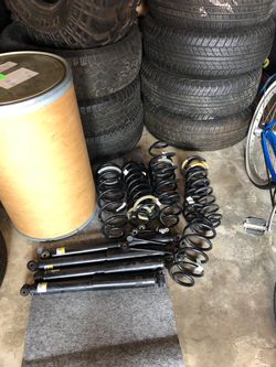 New 2023 Jeep Wrangler front/rear shocks springs. Taken of brand new wrangler. $100 all