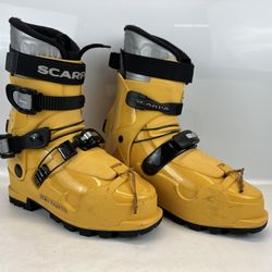 Scarpa Tambo AT Alpine Touring Ski Boots Men’s Size 8 Yellow Step-In Backcountry