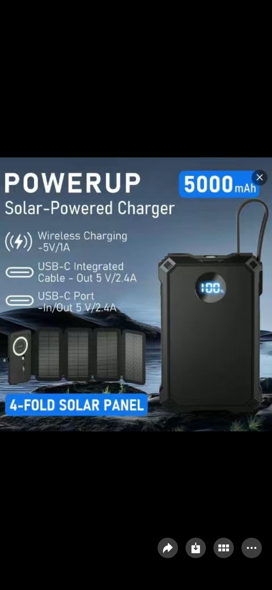 brand new SOLAR POWER BANK