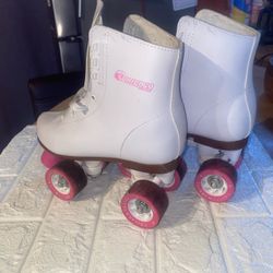 Chicago Roller Skates White & Pink – Kids Size 3