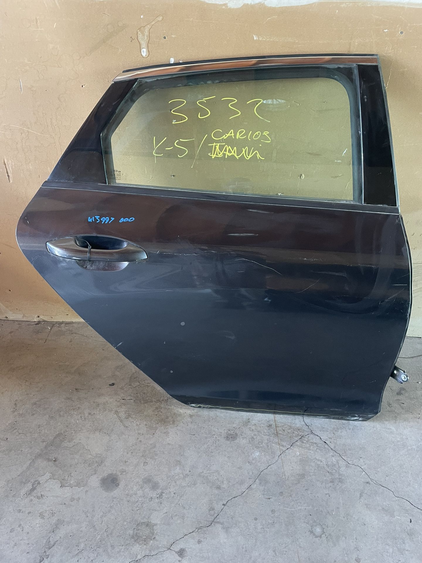 2021/2025 Kia K5 Rear Right Passenger Door OEM