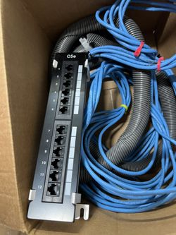 CAT5e 12 Port Patch Panel