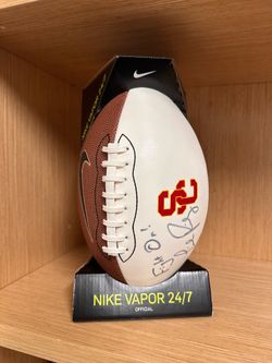 USC Football Coach Lincoln Riley Signed Nike Vapor 24/7 Football (NEW/Sealed)