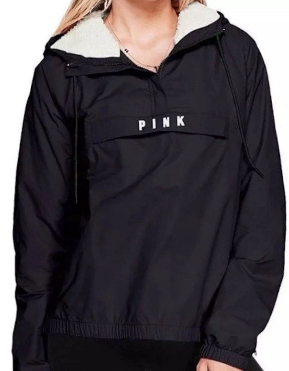 Victoria's Secret Sweatshirt Pullover Black Women XS/S 2017