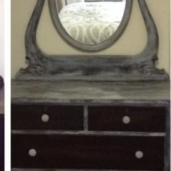 4 Drawer Dresser With Mirror 