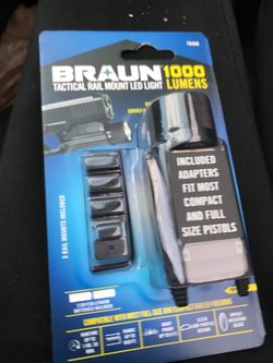 Braun tactical flashlight
