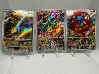 Japanese Pokemon cards (set of 3)