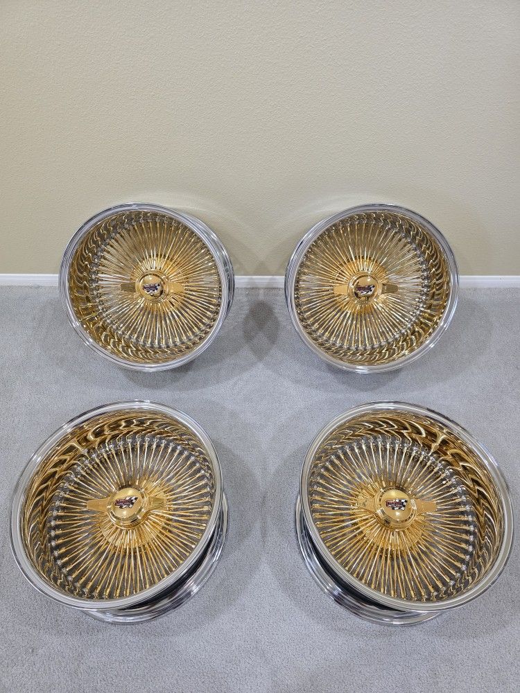 17x9 Stamped 100 Spoke Dayton Wire Wheels